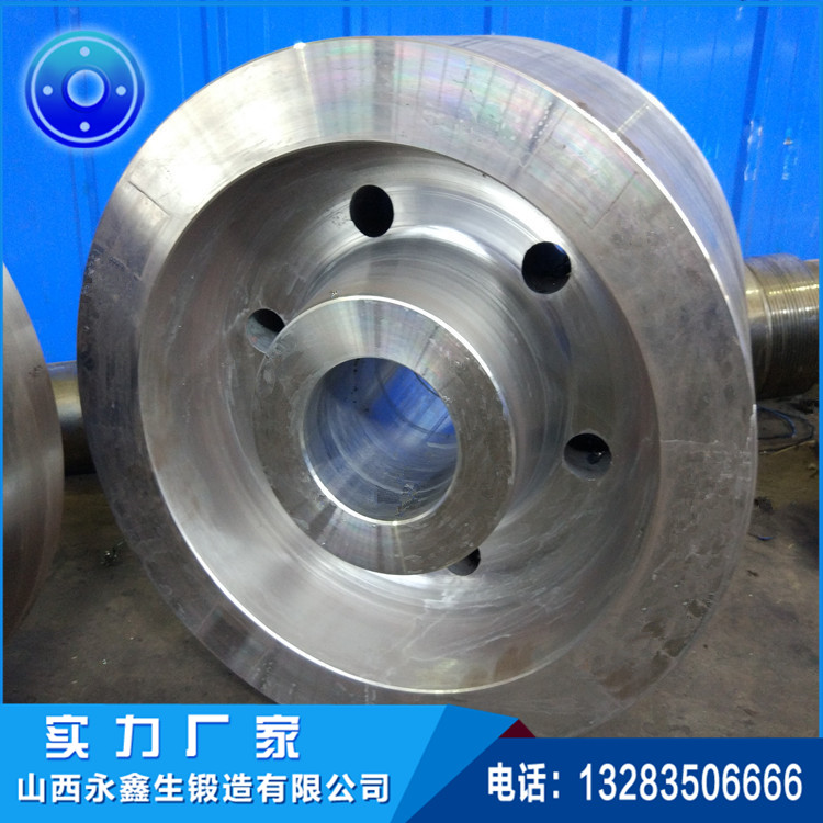 鍛造回轉(zhuǎn)窯拖輪鍛造件