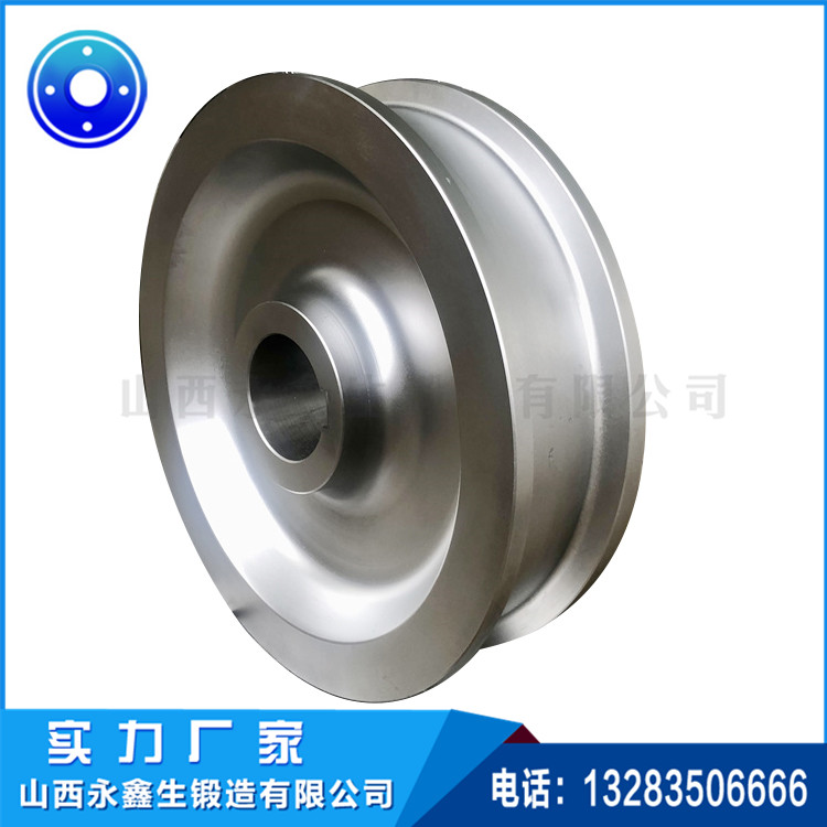 鍛造鋼渣機(jī)車輪鍛件