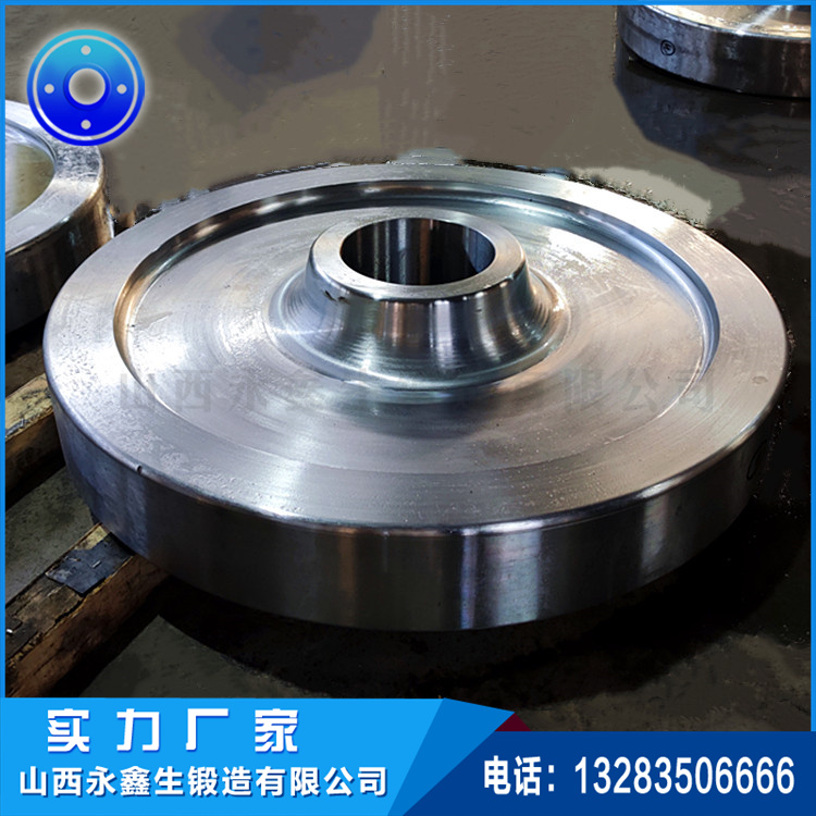 鍛造卸船機寬槽滑輪鍛件